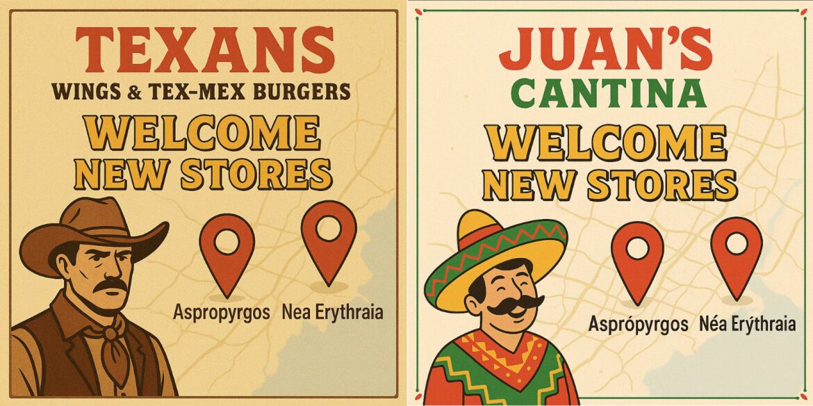 Διπλό άνοιγμα με άρωμα Δύσης